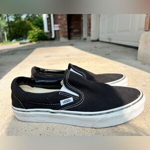 Unisex Vans Slip-ons Black